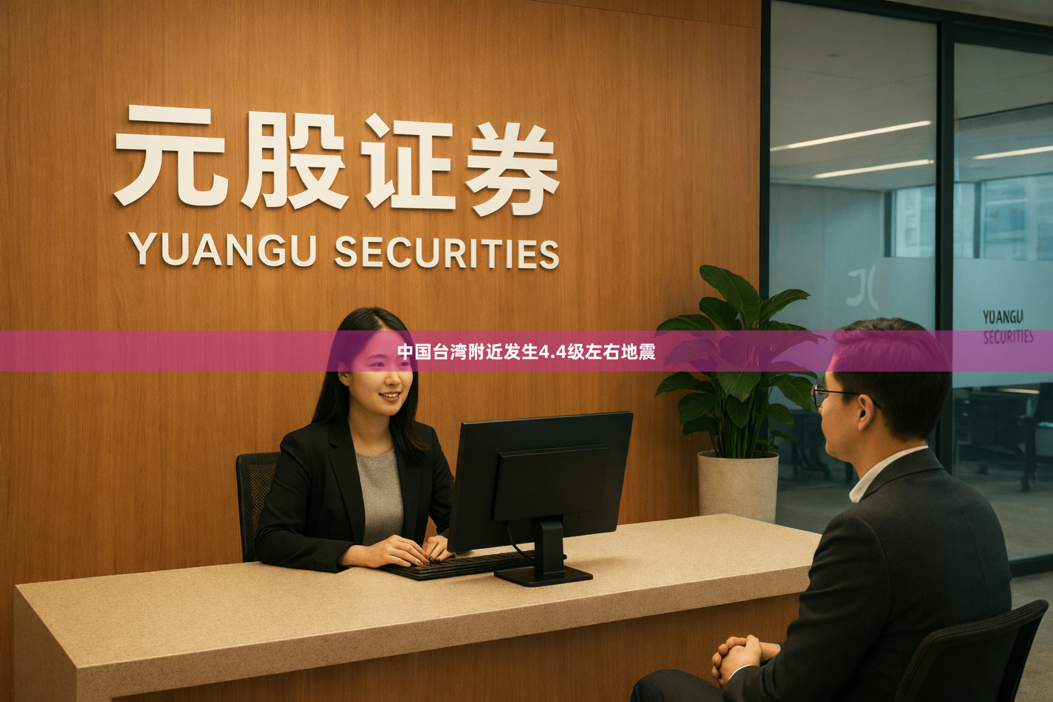 中国台湾附近发生4.4级左右地震