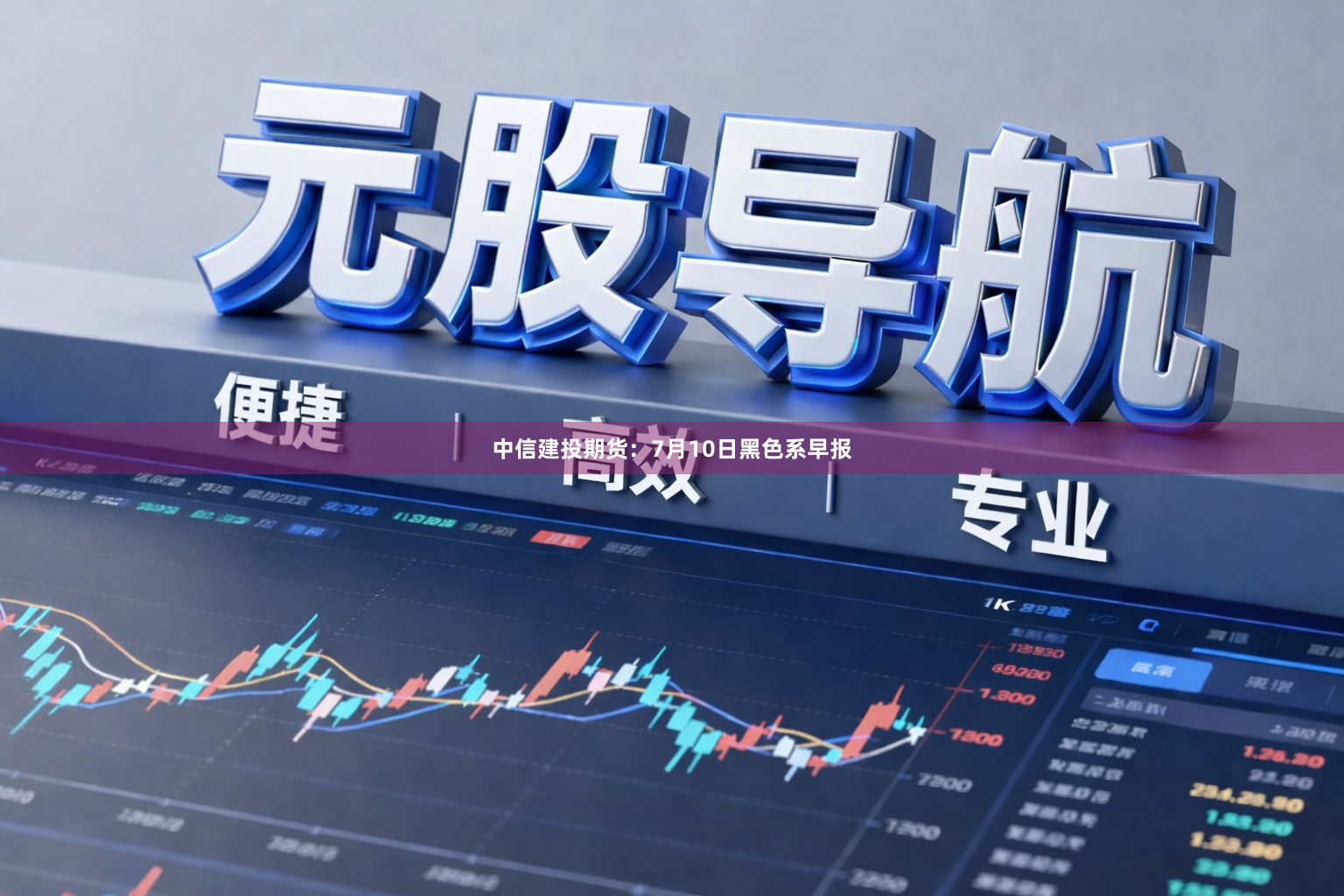 中信建投期货：7月10日黑色系早报